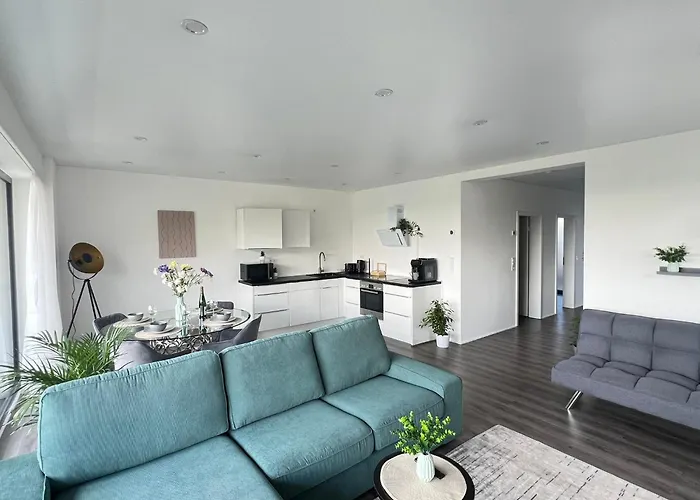 アパート Stylische Wohnung, Toller Ausblick Selbst-check-in *