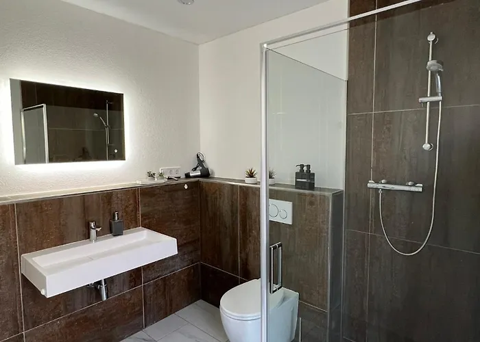 アパート Stylische Wohnung, Toller Ausblick Selbst-check-in *