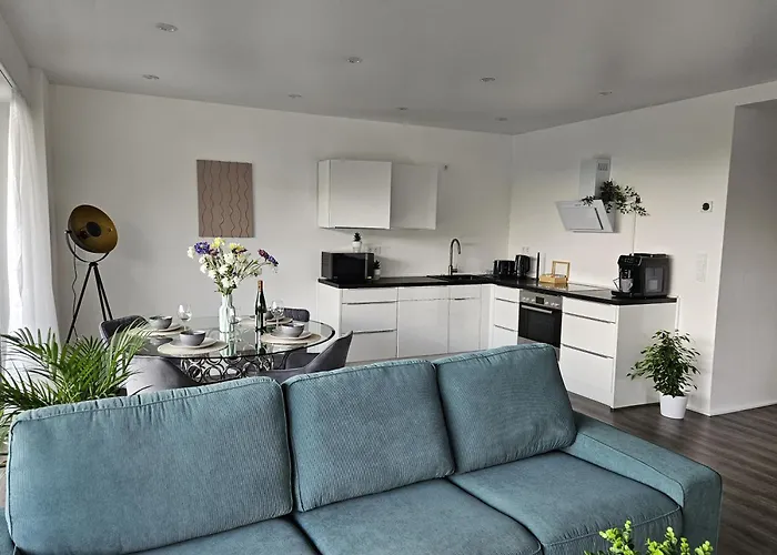 Stylische Wohnung, Toller Ausblick Selbst-check-in バート・ベルレブルク